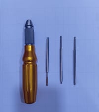 Screw driver مع رؤس متحركة قياس 3.5+4.5+3.5نجمة   متوفر للاتصال 077016...