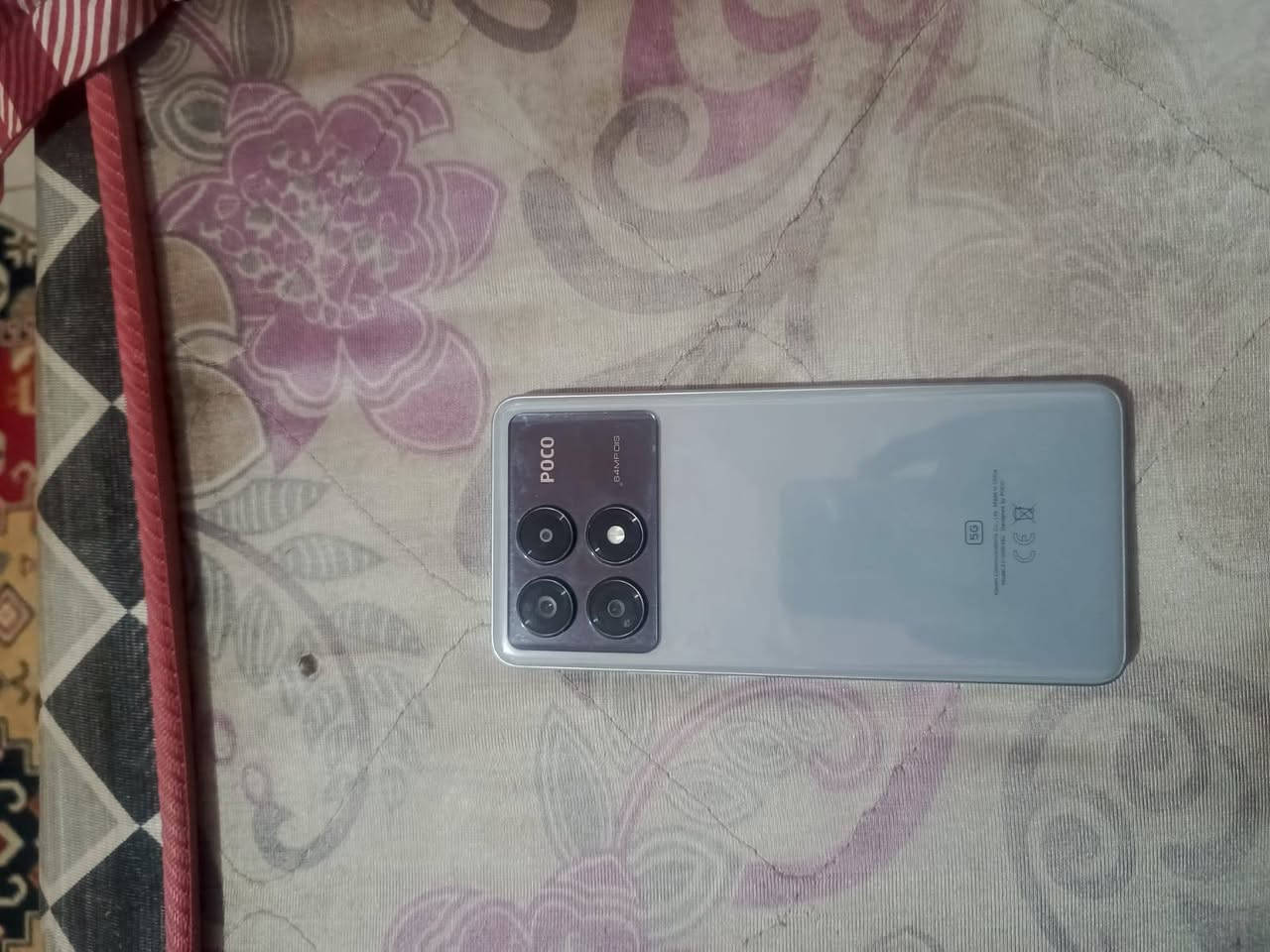 POCO X6 Pro 5Gنضيف مابي شخطه وياكارتونته وشاحنته السعر375
الرقم0784 904 0074كربلاء

