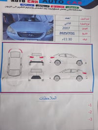 افانتي موديل 2007 خليجي مكينة وكير مكفولات تخم تاير جديد حاداديه امامي...