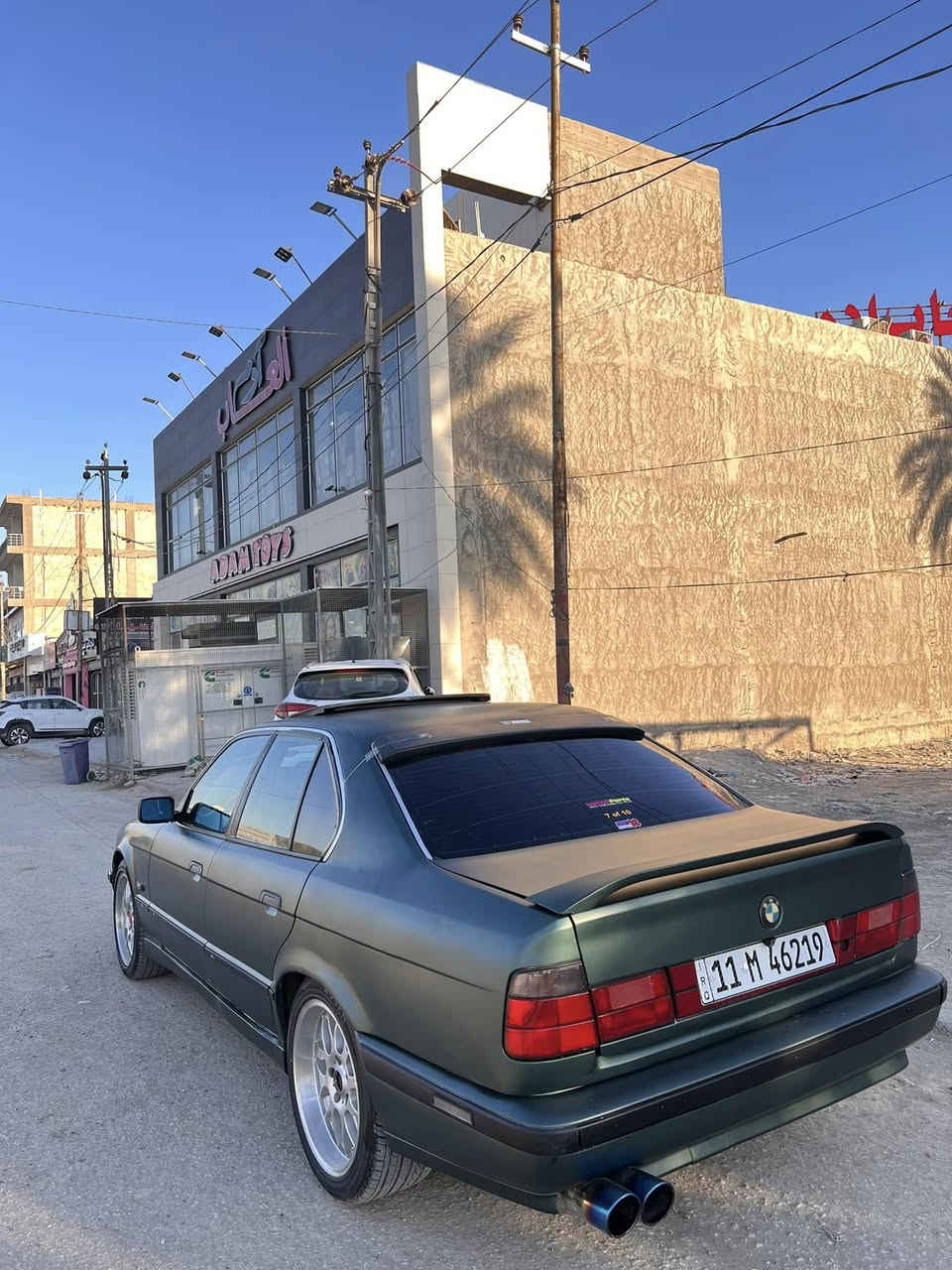 525 Bmw 
موديل ١٩٩١ مكينه ٢٥ مسكر عدل اصل كير اوتو
فتحه بجم عريض دعاميات m 
ويل كرن الغزال 
غرفه جديده كامله شاده قبل فتره 
دشبول بدل ايرباك دبل جكمجه كشنات كارتير كهرباء داخل صاج
كهربائيات كله كامله 
رقم بغداد انكليزي بأسمي وهزه جديده 
مكان السياره الحله شارع الكورنيش
***********
