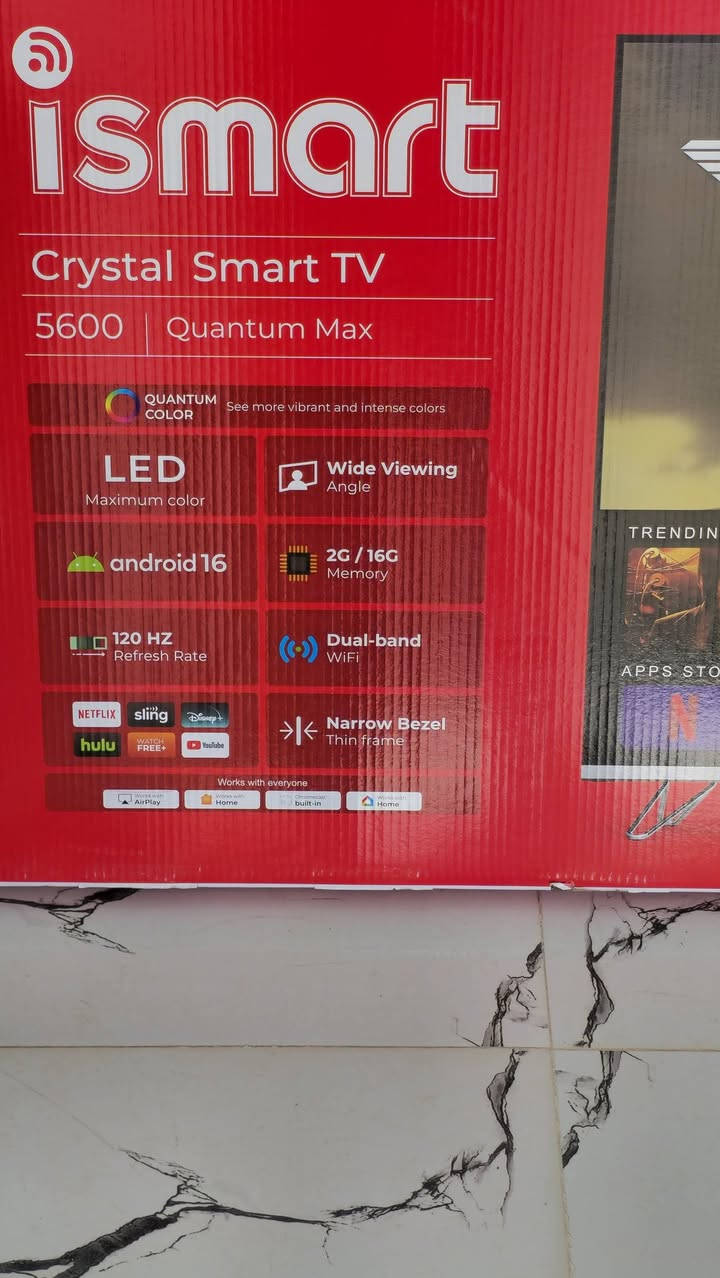 السلام عليكم إلى زبائنة الكرام 
وصول وجبه جديده من البلازمات كافة الأحجام شاشة حجم 32 اسمارت فول مواصفات السعر 145 الف 
شاشة حجم 42 اسمارت فول مواصفات السعر 195 الف 
شاشة حجم 50 اسمارت فول مواصفات السعر 300الف 
شاشة حجم 55 اسمارت فول مواصفات السعر 350الف 
التوصيل مجاني داخل الكوت لحجز والاستفسار الاتصال على الرقم التالي *********** 
العنوان كوت زين القوس شارع المدارس قرب حداده سيد عمار معرض ابو باقر الفهداوي للأجهزة الكهربائية
