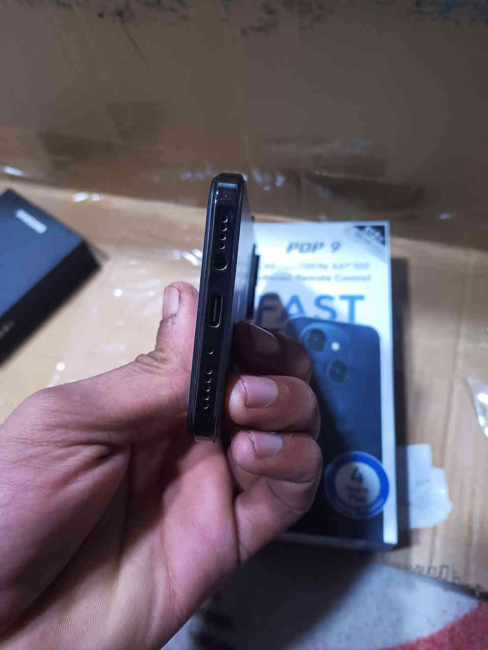 جهاز Tecno pop 9 كوبي جديد بلباكيت ما مستخدم ولا دقيقه بطاريه 5000 ذاكره 512 السعر 150 وبي مجال بسيط مكاني البصره القبله رقم الهاتف ***********
