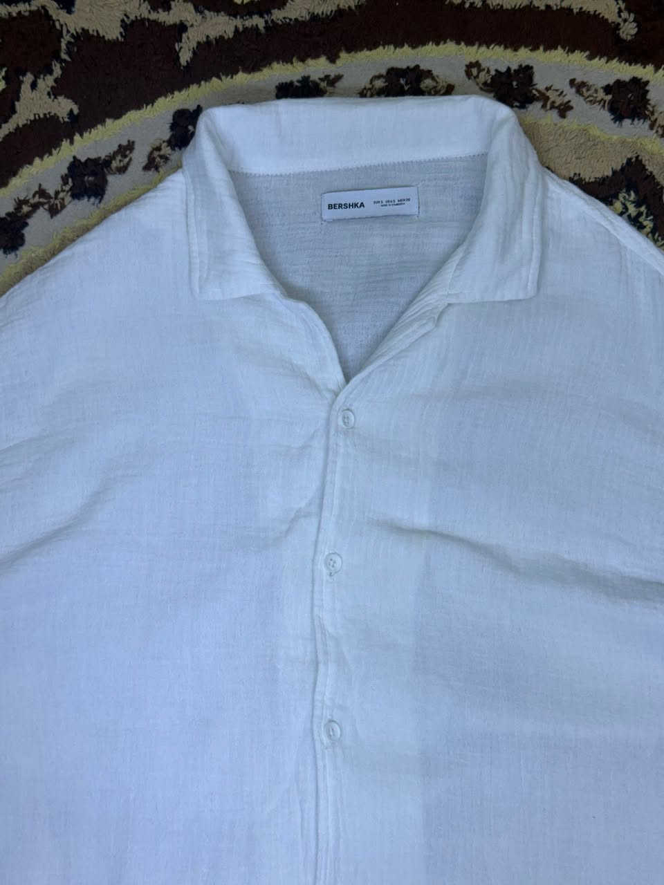 سيت كامل BERSHKA
قياس M القطعتين
القميص لنن 
قطن 💯 
بنطرون كارغو بيجي
نظافة 💯


**إذا كنت صاحب هذا الإعلان وتريد حذفه لأي سبب، رجاءا أرسل رسالة إلى الدعم الفني**