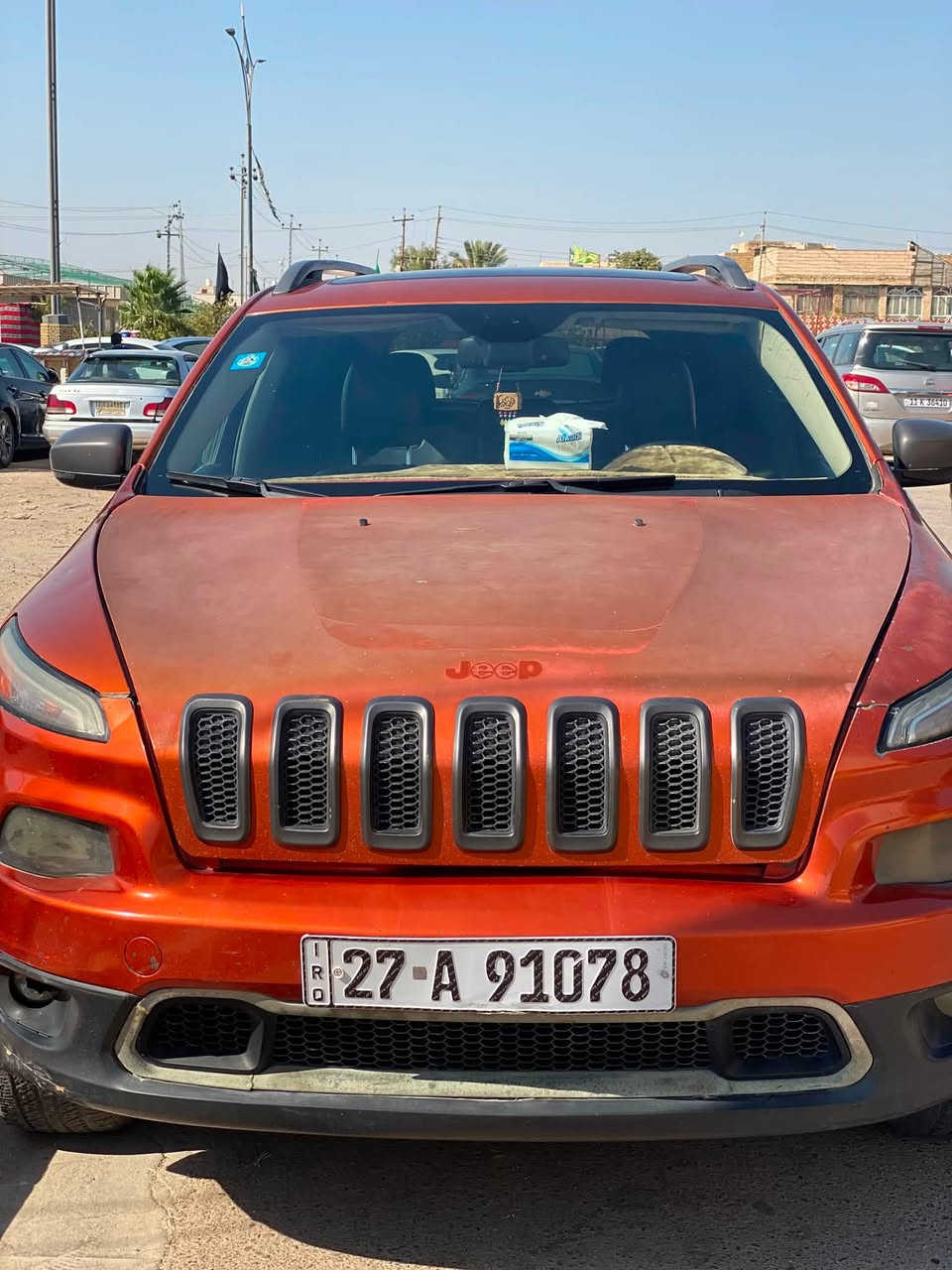 جيب بزون
للبيع اعلى فئة  ترايل هوك فول مواصفات موديل ٢٠١٦ رقم ذي قار تحويل مباشر

لون مشمشي ضررها تبديل بنيد 

مكينة ستة سلندر ٣٣٠٠

المواصفات :

بنروما - تبريد قطعتين-  اشاير بالمري - تدفئة تبريد بالكشنات - تدفئة بالستيرن - داخل جلد - كامرا خلفية  و الكثير من المواصفات الاخرى

للتواصل على الرقم*********** واتساب 

السعر :  ١٢٧  وببيها مجال 

وبالخير على الياخذها
