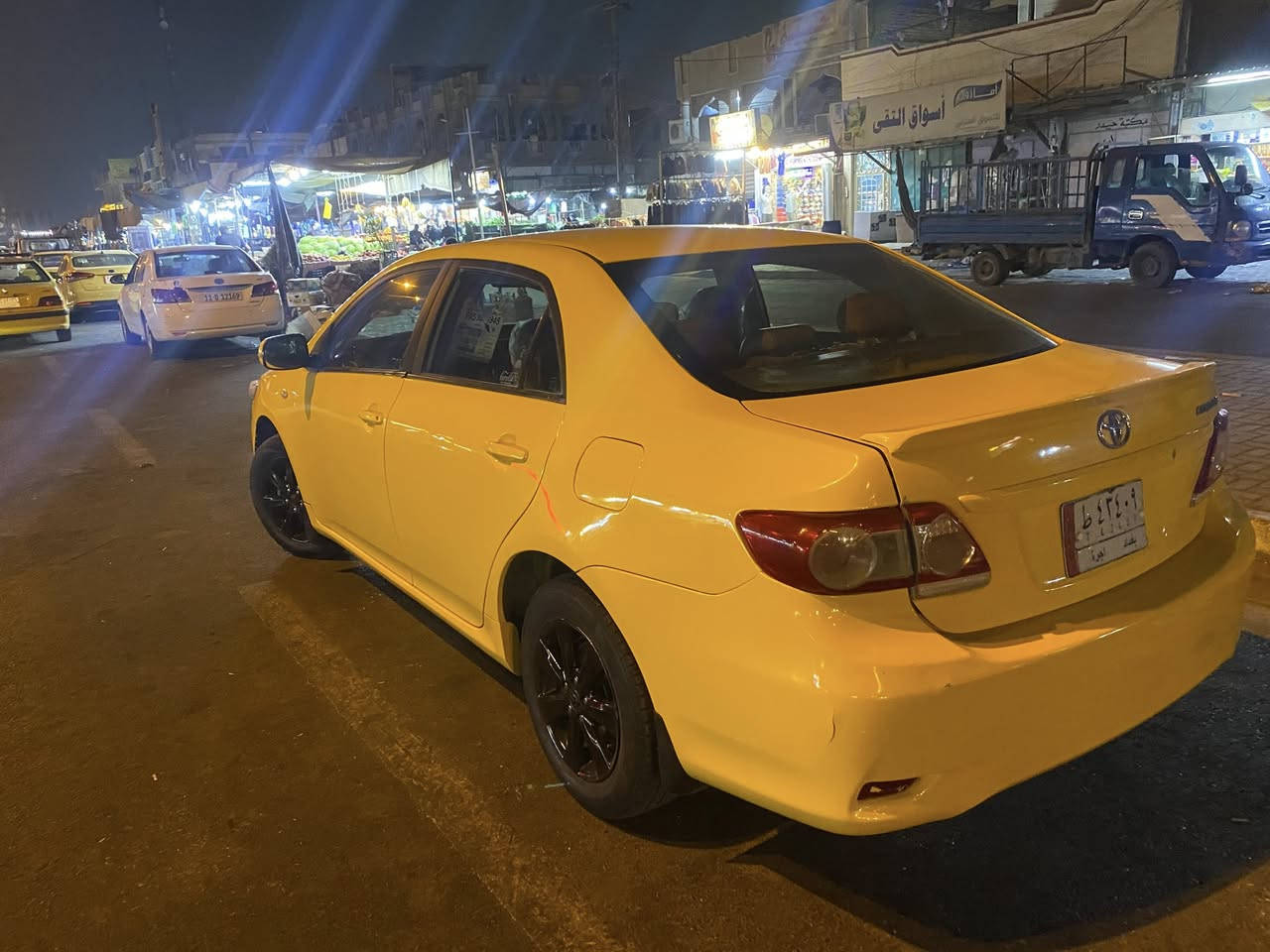 كورلا 2011 خليجي محرك 1800 كير AT 
بدون حادث فقط طخات ومصلحهن 
السعر 118 مكان السياره بغداد 
***********
