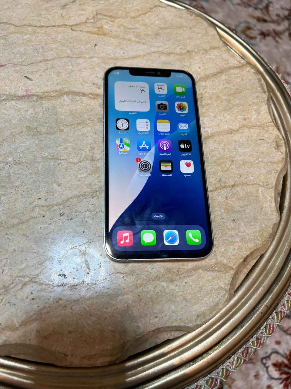 سعره : 290 الف قفله قفله قفله وسعره ابلاش💥
12 برو ماكس مبدل شاشه فقط ولفيس ايدي شغال💥
ذاكره 256 نموذج M 
لبطاريه 93 
لباقي كله مكفول ما عدا الشاشه مغيره 
مكاني بغداد العطيفيه / الشالجية
***********
