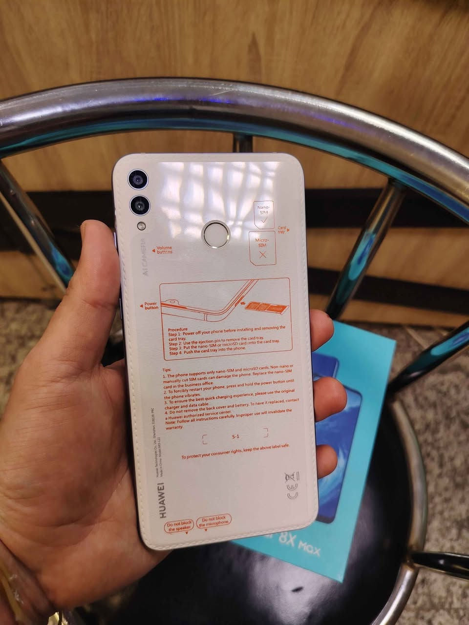 مع اكبر شاشه شاشات الموبايل 
جهاز معروف مواصفاته
بالاضافه الا صوت الستريو
هونر 8x max 
هواوي y max 
ذاكره 256 رام 8 كيكا 
بطاريه 5000 ملي امبير 
شاشه بقياس 7.12 انج 
معالج قوي للالعاب والأداء 
بسعر 85 الف 
متوفر نسخه 5G
مفرد وجمله 
توصيل كافه محافظات 
بغداد زيونه ربيعي مقابل مول دريم ستي 
*********** بغداد, العراق
