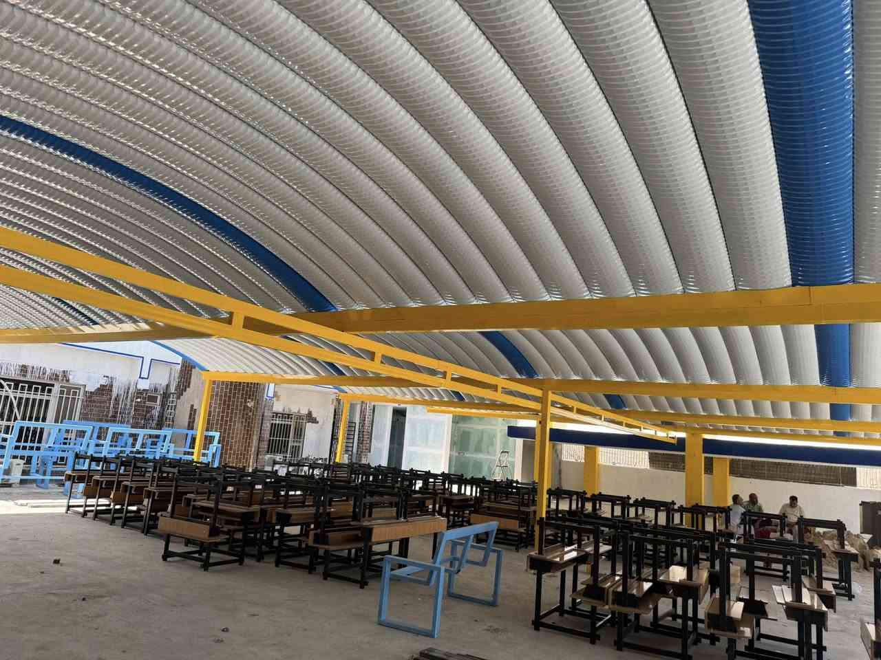 جانب من عملنا في الوزيريه تم انجاز السقيفه ونشكر كادر شركه دجله  ومن ألله التوفيق سعر المتر (23)🥰
***********
***********
