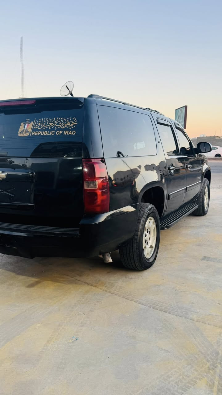 السلام عليكم  
للبيع تاهو 2008 وارد امريكي
رقم بغداد الجديد بأسمي
سنويه وهزة جديدة تحويل مباشر 
شرط بدون حادث فقط صبغ اثر جراد بدون معجون 
السيارة جديدة ومصروف عليها 
تخم تاير جديد 
كير ومكينة شاد مال حاويه جديد
تبريد كهربائيات كلها شغاله 
عليها منضومة غاز 80 لتر 
تخم تاير وتخم ويل جديد 
السيارة بدون اي نقص 
مكانها ديالى بعقوبة 

للأستفسار ***********
