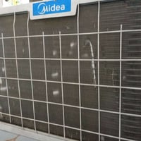 مكيف ميديا تبريد وتدفئه ثلج جديد ماخذه بلكارتونه لامفتوح ولامصلح راوتر...