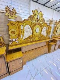 غرفة نوم جديدة غير مستخدم صاج عراقي   صبغ حراري  6 ملحق ناصي  شد ونقل ...