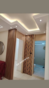 ديكورات حديثة • باركيه • إضاءة مخفية