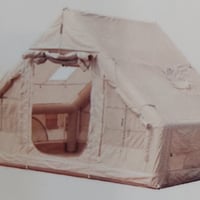 خيمة نفخ الابعاد 3×2.10×2القماش اكسفورد  مقاوم للامطار اللون كاكي الي ...