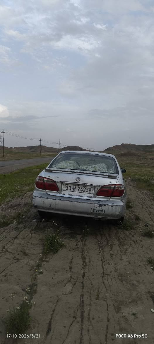 نيسان مكزمه للبيع موديل 2002 سنويه ل28كشره تريد صبغ عام رقم بغداد مكينته خير من الله  دواخل نضيفه كهربائيات كله شغال كشن كهرباء مكاني جلولاء أو هاذا رقمي *********** رايده 55بي مجال قليل
