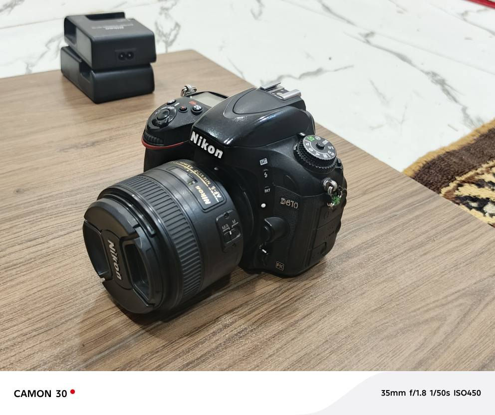 كامره نيكون 610 وعدسه 85 .1.8 برايم 
للاستفسار *********** الرفاعي, ذي قار
