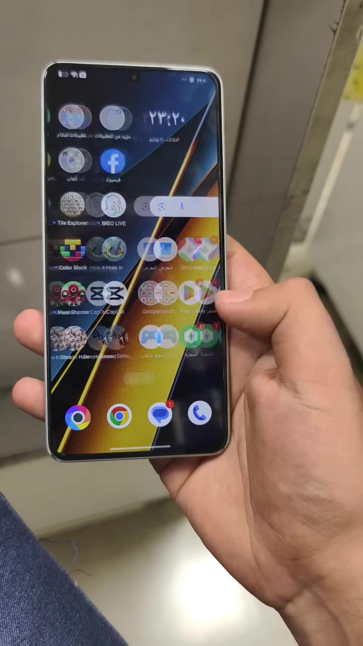 POCO x6 pro
ذاكرة 512 

بي فطر بالشاشه 

مكاني بغداد شارع فلسطين 

***********
225الف قفل قفل
