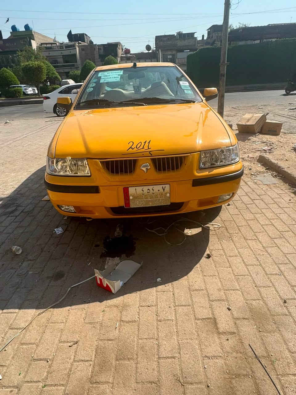 سلام عليكم سمند للبيع موديل ٢٠١١ كير محرك جدد صدر مامي خلفي تخم تاير تبريد فقط كلج كمبريسر مصفره هيئه وغرامه تحويل مباشر سعر ٣٠ وبيها مجال الشراي مكاني بغداد تصل وتدلل مكلف بنشر ***********
