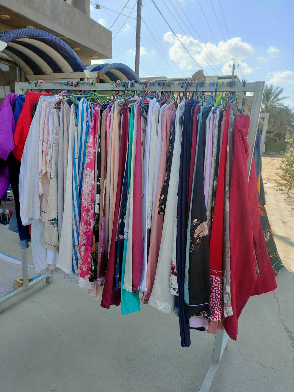 اللهم صل على محمد وال محمد
البضاعه اللي متوفره بلمحل بضاعه جديد وباله 
دشاديش سعر القطعه 4 الاف 
قميص أبيض بالف
قميص طلعه الفين
بنطرون كابوي وقماش 3 الاف 
تيشيرت وبجامه ستن سعر القطعه الف
تيشيرت وبجامه فانيله سعر القطعه الف 
نفانيف اكو 3 و 5
عبايه راس 6 الاف 
عبايه اسلاميه 10 الاف 
بشتات 8 الاف 
احذيه خارج المحل الفين 
ناموسيه حجم كبير 3 الاف والصغيره الفين 
ربطات ستن وقماش بالف
هاينك قطني صيفي فري سايز السعر 4 الاف 
احذيه كعب 5 الاف 
شحاطات سعر القطعه 3 الاف 
عنوان المحل شارع 60 مقابيل جامع اهل البيت ع 
متواجدين من الساعه 11 صباحا إلى الساعة الخامسه عصرا وبعد الإفطار من الساعة 7 مساءآ إلى الساعه العاشره والنصف مساء


**إذا كنت صاحب هذا الإعلان وتريد حذفه لأي سبب، رجاءا أرسل رسالة إلى الدعم الفني**