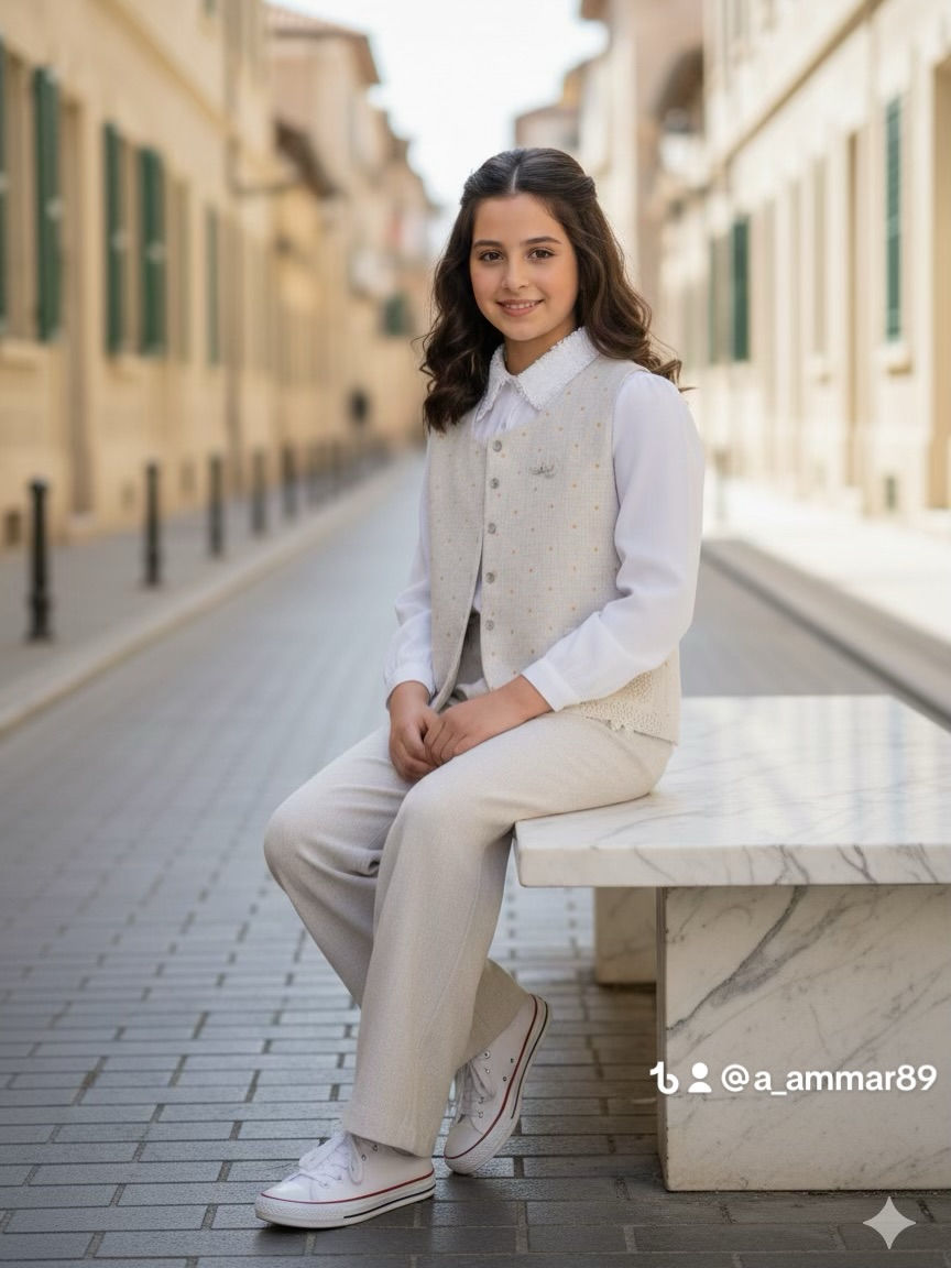 سوت بناتي عمر 8_16 سنة
عمار لملابس الأطفال 
العزيزية_شارع الخليج_عمارة علي حسين الجميل_داخل القيصيرية_مقابل اكسسوارات ابو احمد
التوصيل لكل المحافظات🚕🚕🚕
واتساب
*********** عمار
*********** فقار
