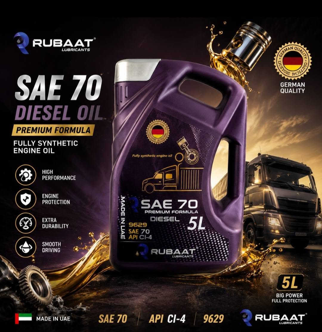 🚗 محرك سيارتك يستحق أفضل حماية! 🛠️
إذا كنت تريد أن يبقى محرك سيارتك قويًا مثل أول يوم وتضمن له عمرًا أطول، فإن [RUBAAT] هو خيارك الأفضل.
​✅ تقليل الاحتكاك: حماية فائقة للمحرك في درجات الحرارة العالية.
​✅ جودة عالية: يمنع الترسبات ويحافظ على نظافة المحرك من الداخل.
​✅ توفير في الوقود: يساعد على تحسين الأداء وتقليل استهلاك الوقود.
​📍 العنوان: [کرکوک ]
📞 للمزيد من المعلومات أو الطلب: [***********
***********
]
