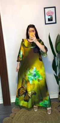 دشداشة نسائية • كشمير 3D • مقاسات L-3XL