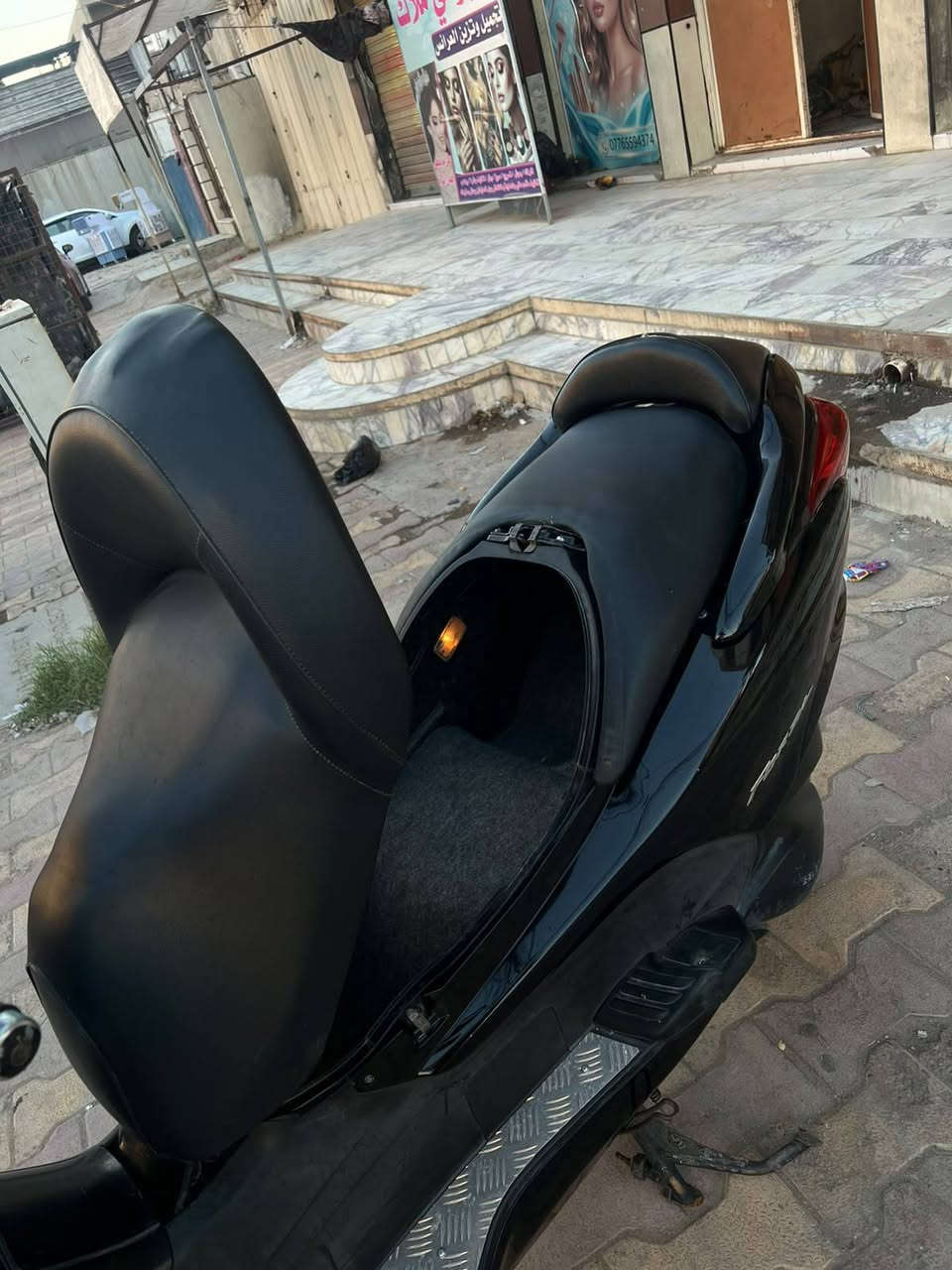 السلام عليكم فورزا 08 للبيع دراجه حلوه ونظيفه مكينته  مكفوله6 گير والگير شغال السعر(1300) وبيها مجال للشراي العنوان ديالى بعقوبة التحرير للأستفسار على الرقم***********
