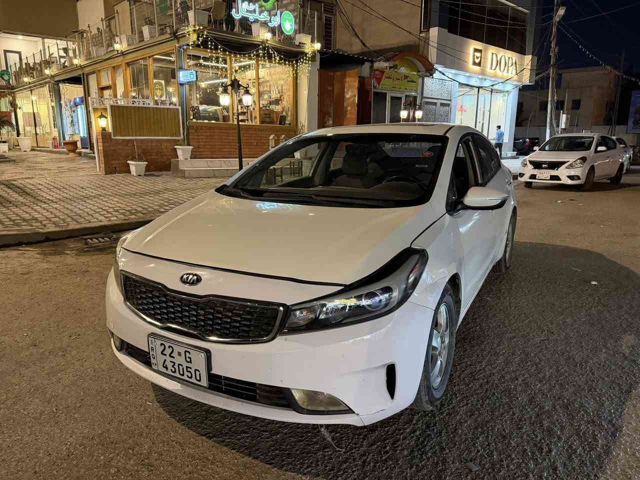 سلام عليكم
للبيع فقط سيراتو موديل 2018 
محرك 2000 فتحه وباقي الموصفات معروفه 
#بيه صبغ داير  
السعر 118 وبيه مجال 
مكان السياره نجف 
***********
سنويه بسم شركه دلير
