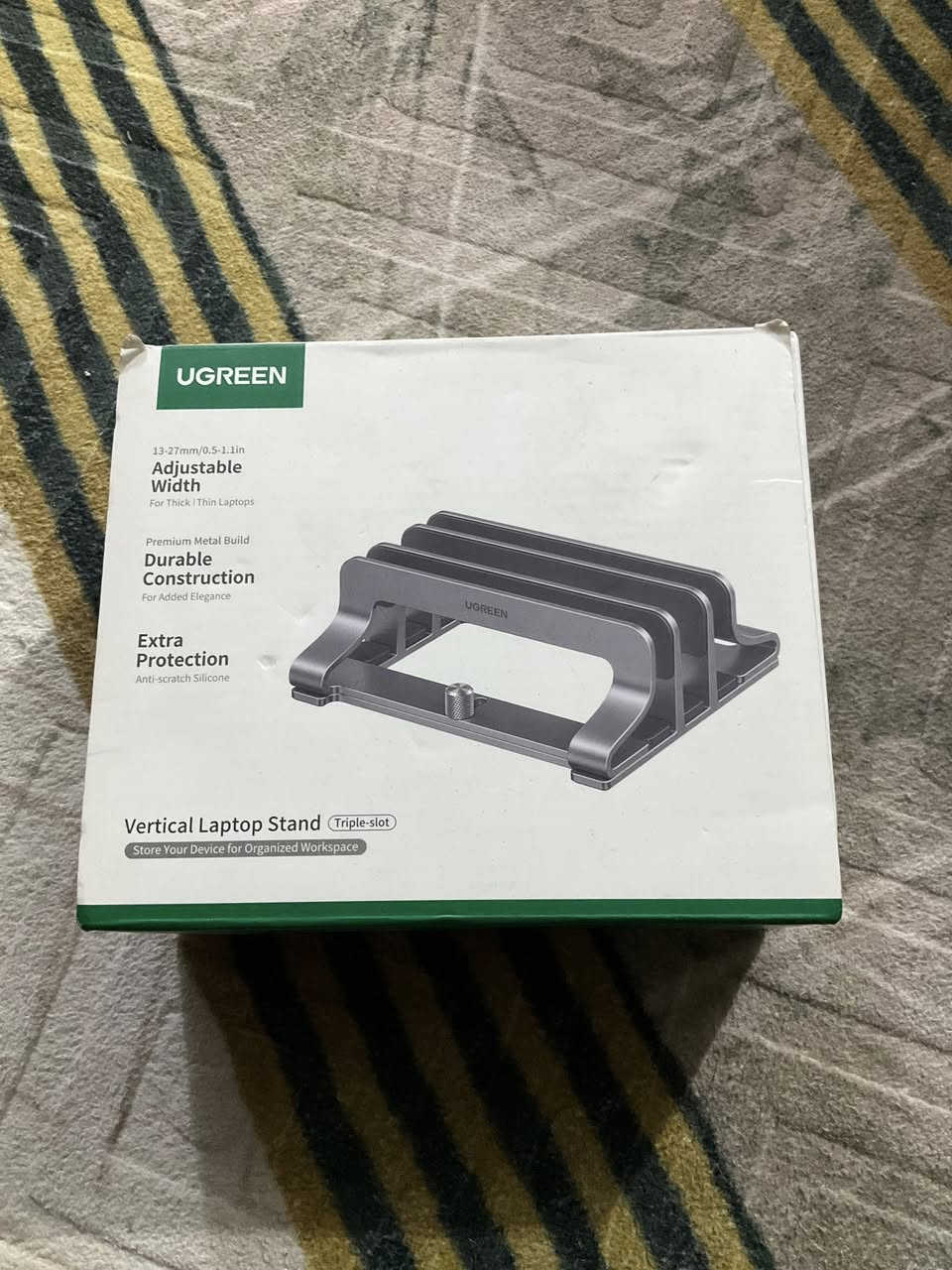 اﻟســــﻟاﻣ  عليَڪـﻣ
UGREEN 3-Slot Vertical Laptop Stand Holder Desk Compatible with MacBook Pro A...
الســــعر 25


**إذا كنت صاحب هذا الإعلان وتريد حذفه لأي سبب، رجاءا أرسل رسالة إلى الدعم الفني**