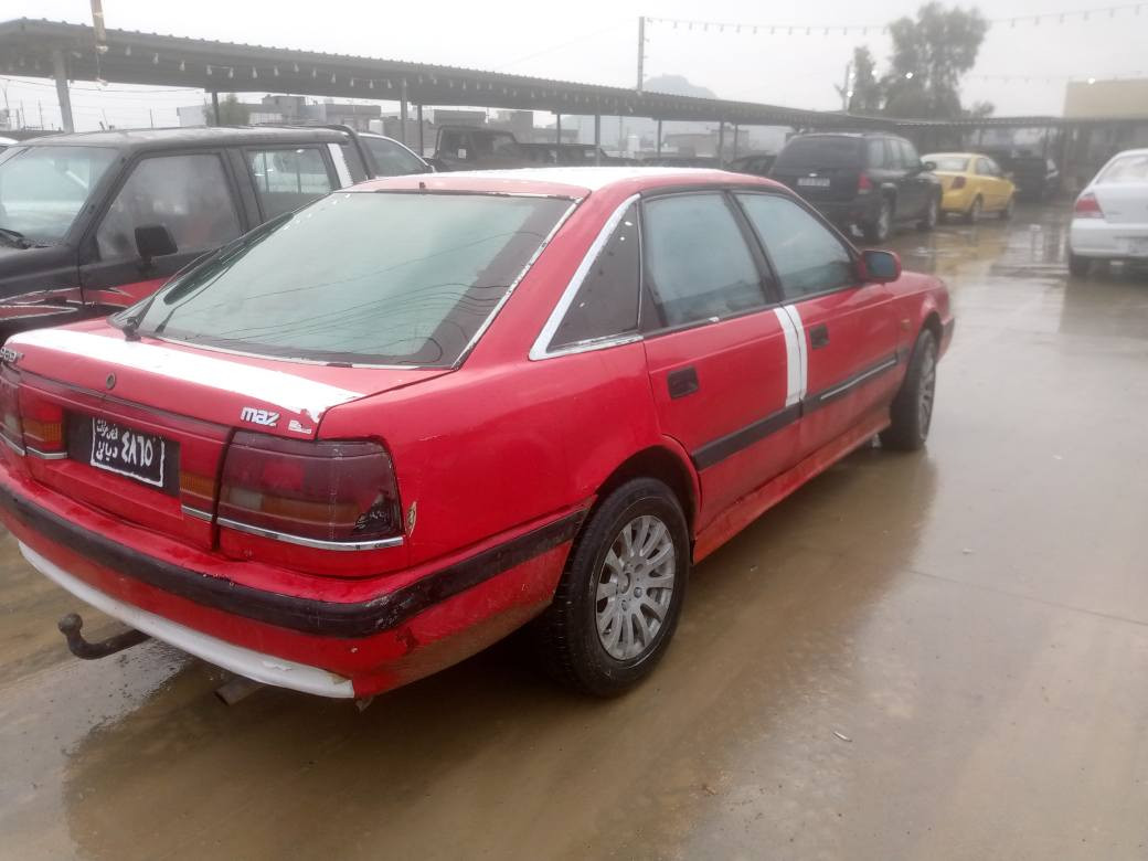 مازدا مۆدێل 1991 ئاڕمی سۆران  مەکینەی هەشت و بەخ مەکینەو گێڕی بەشەرت گەرمی و کارەبای مزبوتە موسو بڕاوەو وەرگەڕاو بەشەرت بێشی دەعمی نیە سعری 14گەڵاو کەمێک مجال 
***********
شوێن سیدسادق السليمانية, العراق
