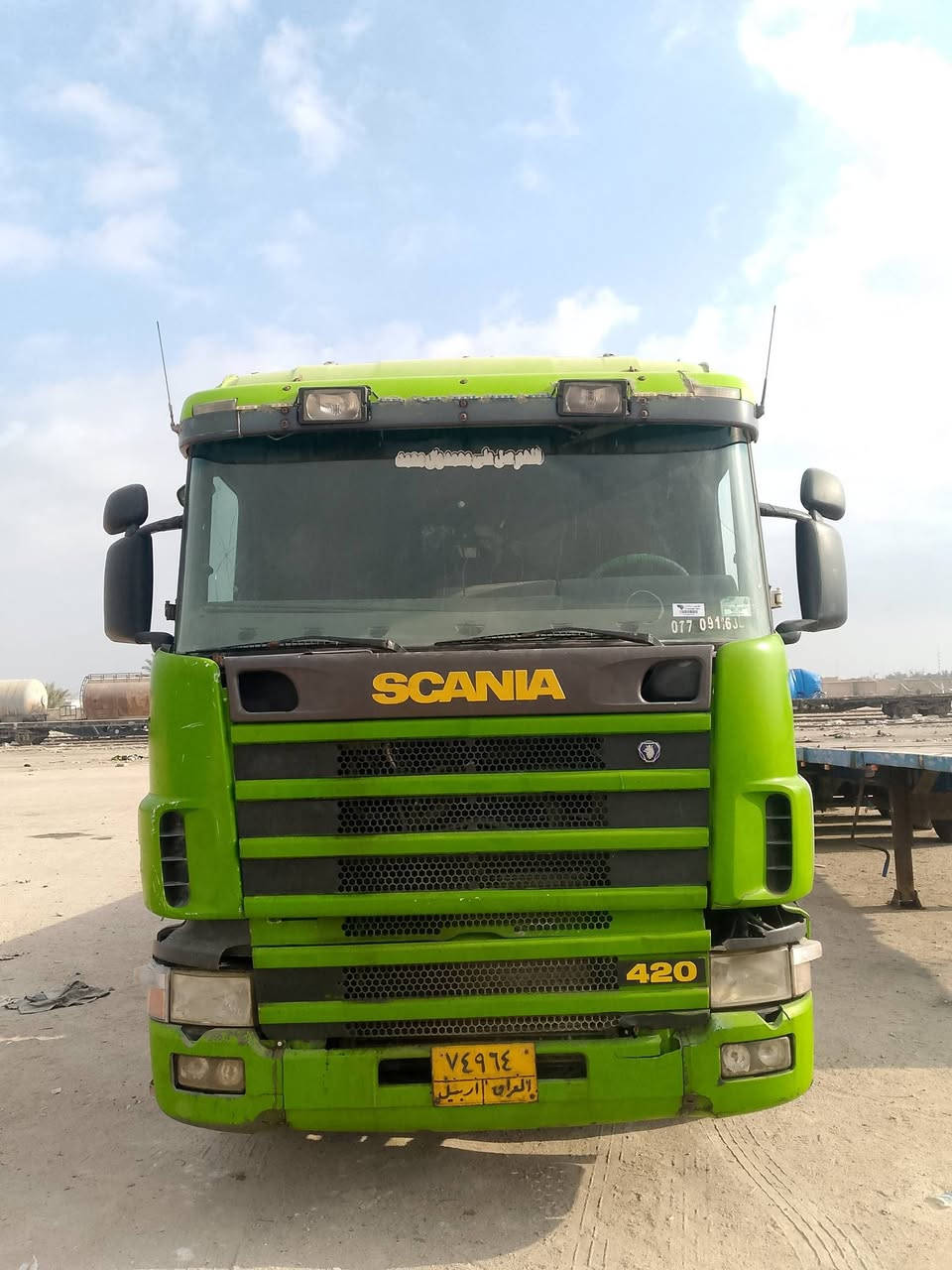 سلام عليكم سكانيه البيع مديل 2001راس وعربانه رقم اربيل بيه وكاله سياره جاهزه الشقل رقم الهاتف ***********
