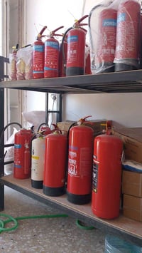 تعبئة مطافئ • ورشة الماجد • مطفئك منتهي