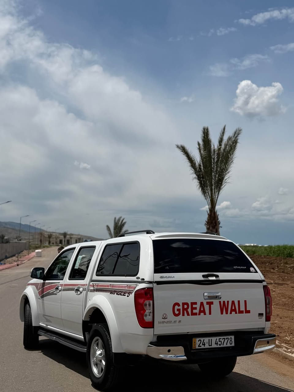 سيارة Great wall 
موديل 2025 Winngl5
37000km
عنوان زاخو شارع ارباهيم خليل
رقم تلفون *********** زاخو, دهوك
