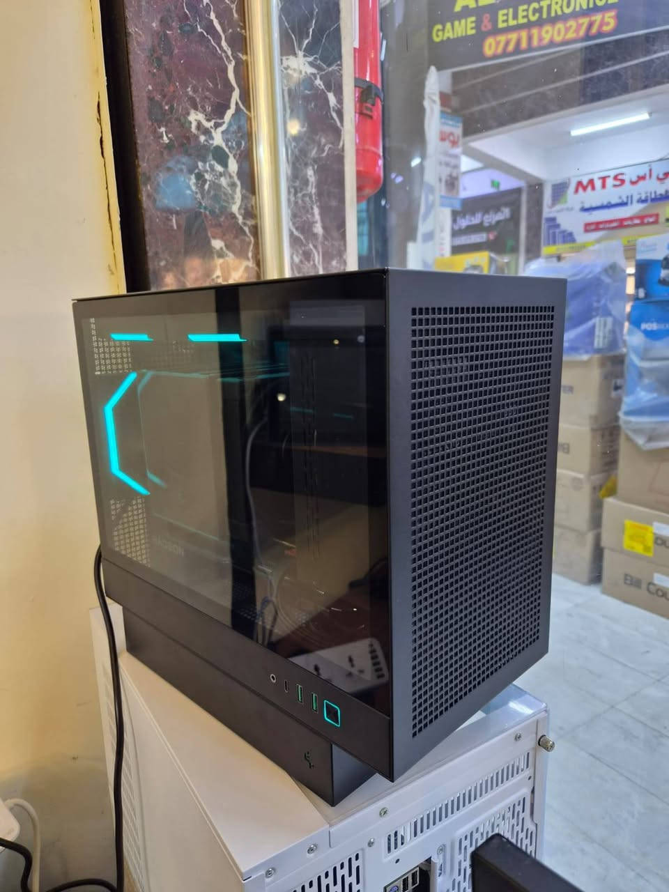 مستعمل
Anormaltake

- Intel Core i5 14600KF

- ASUS Dual RX 7800 XT 16GB

- RAM 32GB (2x16) 3200MHz

SMART PROD

- NVMe SSD 512GB

- Gigabyte B760M Gaming X D4

- PSU 850W Thermaltake

Case Deepcool CH170 Plus + Asiahorse Nyota ARGB Fans

Cooler Deepcool AK620 Digital 2x

Fan air cooler

السعر مليون و نص
للتواصل واتساب ***********

