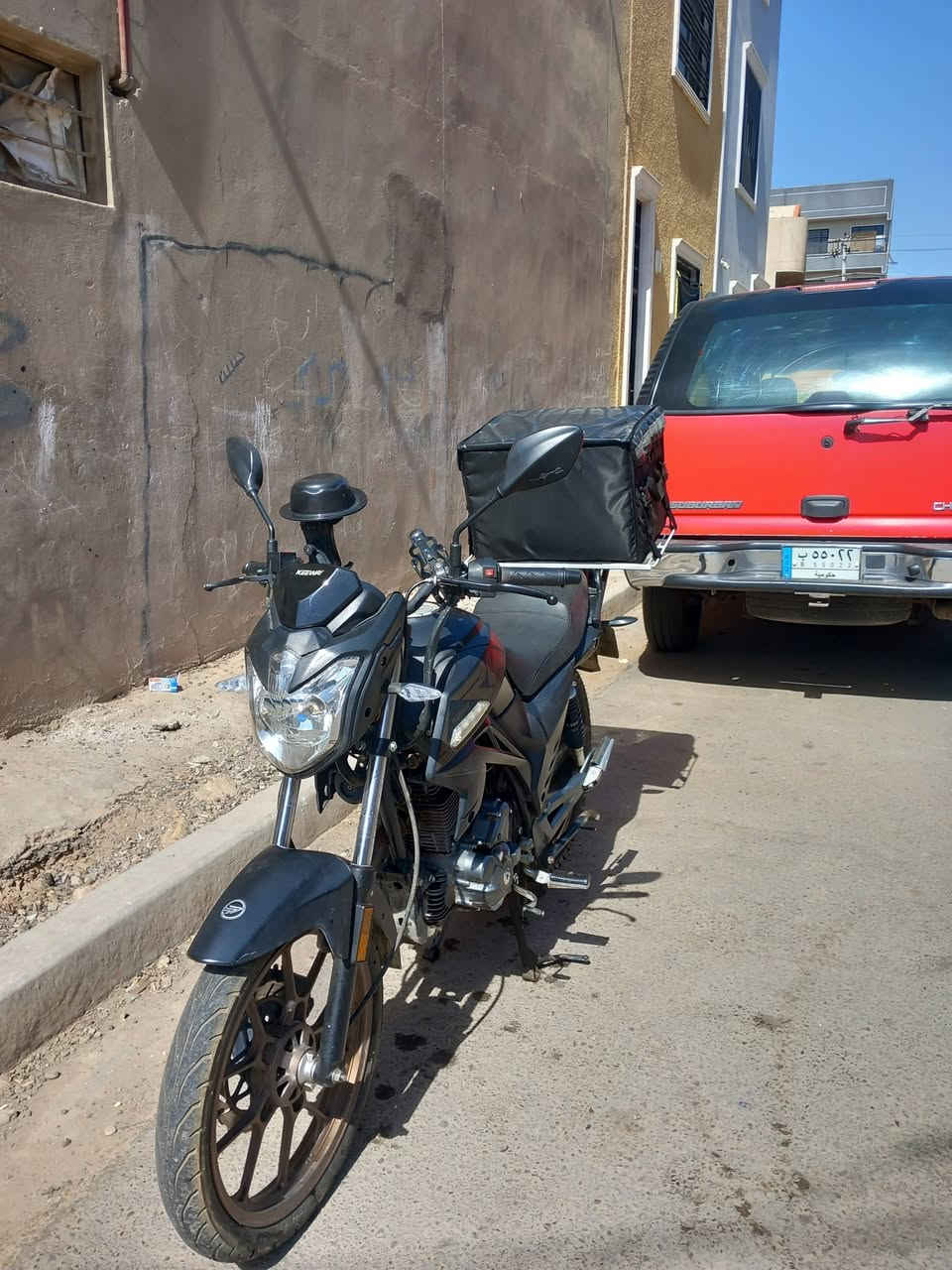 السلام عليكم
دراجه Rk200 
موديل 24 ماشيه 30 نظيفه ومعتني بيها 
مكاني بغداد حي لقاهره 
السعر مليونين وبيها مجال للشراي 
*********** واتساب
