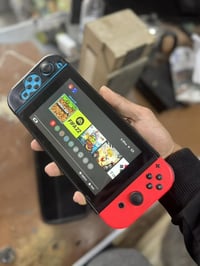 نينتندو سويتش عادي مهكر نضامين نضيف كلش وكامل جنطة وكفر وشاحنة ورام ١٢...