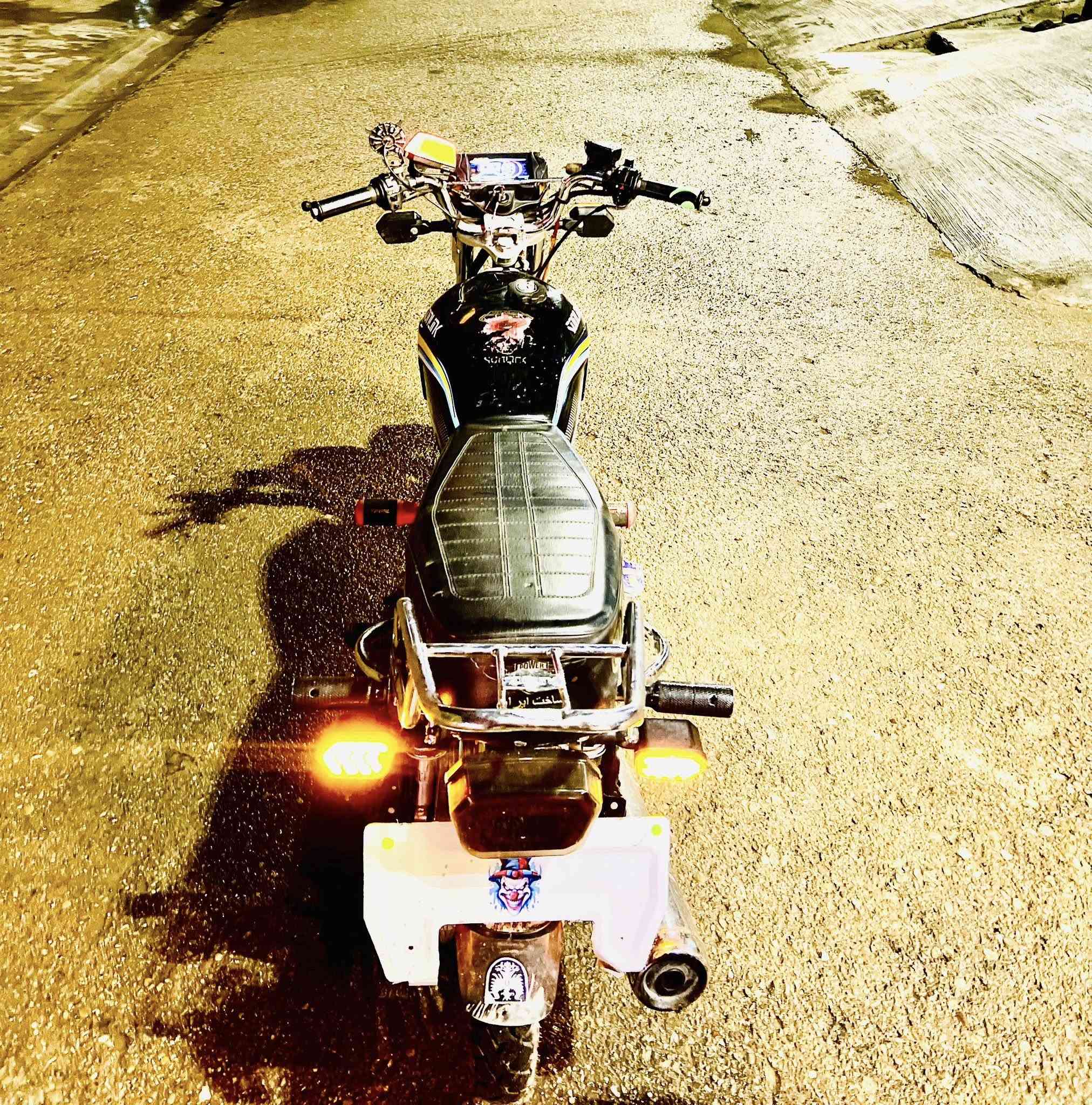 يا الله. سلام عليكم دراجه اراني سيفان سونك موديل2024شكل ال2025البيع دراجه. شلعه وًمعدل. مشاءالله  كل نقص ما بيه دراجه مكفول من الستيرن البكلايت  السعر680بيه مجال هذه رقمي ‭0772 940 8091‬
