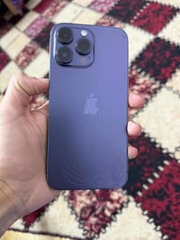 ايفون 14 برو ماكس لون بنفسجي مميز الجهاز عربي شرق اوسط بطاريه 87 مبدل ...