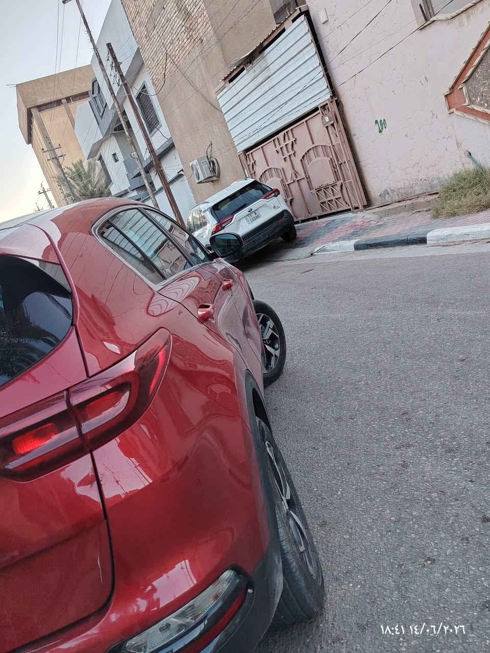 السلام عليكم 
 للبيع سبورتج 2021 لون أحمر أمريكي 2400 حادثه فقط بنيد بدون دواخل  ولا ايربك كير مكينه لغد شاصي  مكفول
حادثهه مرفق ب المنشور 
مواصفات 
1شاشه كبيره دفع رباعي  رادارات وتحديد مسار كشنات جلد تبريد قطعتين 3 انضمه قياده تحكم سترين جهتين بيهه هواي مواصفات  معروفه بعد
العنوان كربلاء 
الاستفسار ***********
السعر 159 وبيهه مجال
