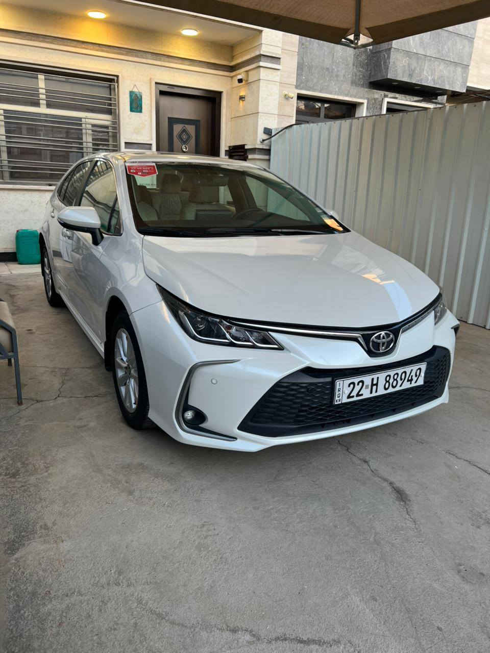 تيوتا كورلا 2023 ضمان ساز ( خليجي ) 
جديدة جدا
بوضع الضمان ماشيه 25 الف كيلو 
كتلوكات الشركه 
والسبير والعده ممفتوحه 
صار بيها طخه كلش خفيفه 
بلبنيد وانصبغ شي بسيط
وصور الطخه موجوده 
عندي وبارد كلش موضح بلصور 

ال💎ــسعـر 🟥 :: رقم (1) تلـقـائـي 📮

رقم صاحب ســـيـارة :: ***********
