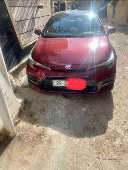 السلام عليكم من رخصه الادمن كورلا موديل 2022 لبيع  لغرض السفر XSEنظام شفتات هوتو  فتحه سقف قماره اسود بلادي رقم اربيل محرك 2000 مكفول بيها بعض ملاحضات مكان السياره بغداد العامريه لاستفسار الاتصال***********
