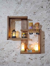 رفوف خشب حسب الطلب يفيد لكلشي للمطبخ للمكياج للعطور للديكور واسعارها ك...