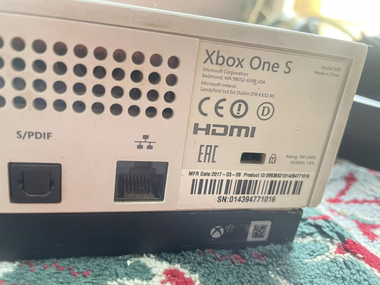 سلام عليكم اكس بوكس وان  لوك ستيكر ممفتوح واحد تيره  + كيم باس ابو شهرين + كيبورد وسماعه +يدات ثنين اصليات 

كامل ملحقاته السعر ٢٠٠ الف مكان بغداد البياع  موجود خاص


**إذا كنت صاحب هذا الإعلان وتريد حذفه لأي سبب، رجاءا أرسل رسالة إلى الدعم الفني**