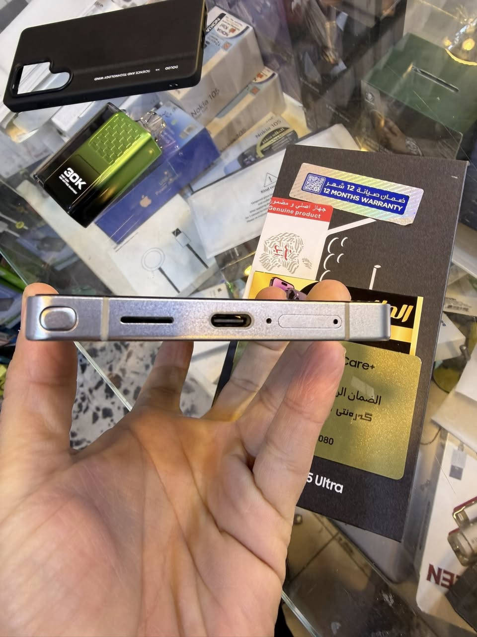 S25 الترا
256
ضمان الوكالة
الجهاز مستخدم اسبوع واحد فقط
ملحقات كاملة مع لاصق شاشه وحافظه وحماية عدسات
السعر 1100,000
الملك سنتر/السيدية
***********
