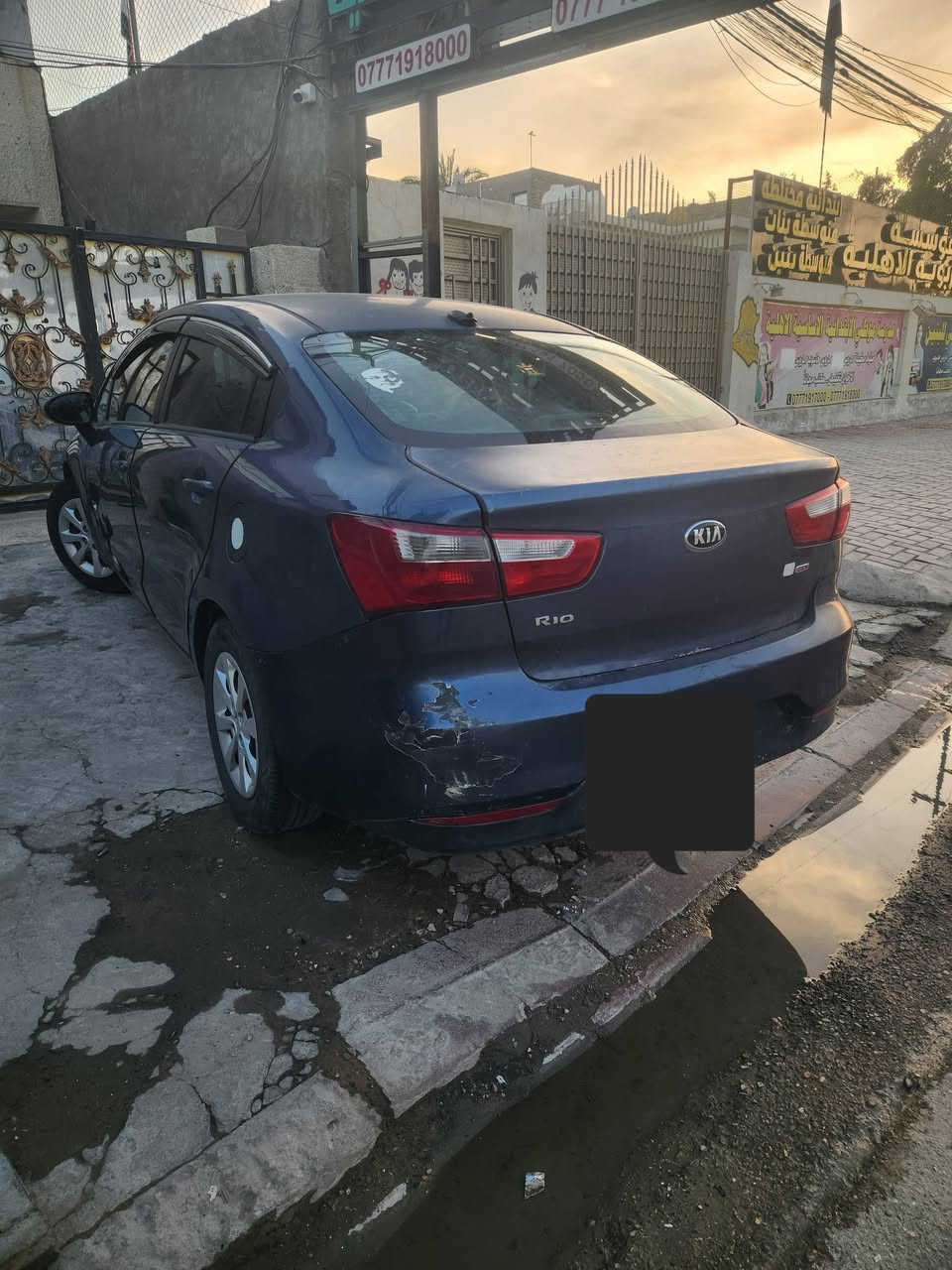 ريو موديل ١٦ امريكي محرك ١٦٠٠  بأسمي السياره ولا قطعه بيها بلاد حادثه معدل عل بارد بدون ايرباك ماشيه ٩٨ الف الشراي والجناي يجي يكلبها وشوفها مكاني بغداد مشتل اريدها ٨٥ ***********
