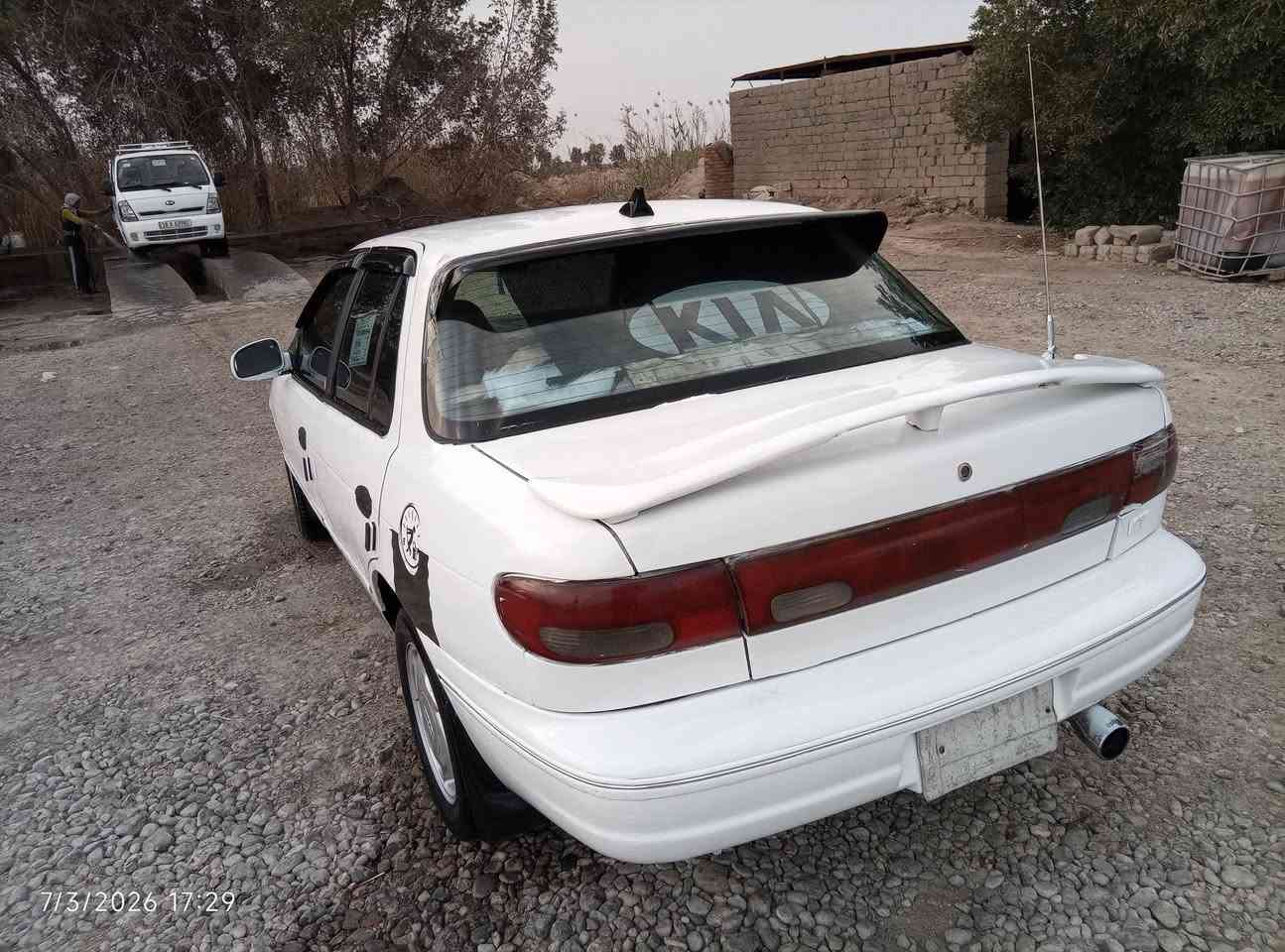 للبيع كيا سيفا موديل 1994كير رقم بغداد جاهزه سياره من كل نقص كهربائيات حداديه مكينه كير كله جديد مصبوغة احزام لجماليه مكفوله من ظربه وكص سعر 28بيه مجال عنوان بابل ناحيه الشوملي ***********بيه مجال بسيط
