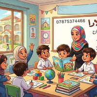 مدرسة خصوصي • حلة وردية • ابتدائي متوسط اعدادي