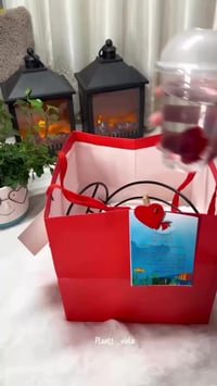 دورق قلب • سمكة حمراء • هدية فالنتاين