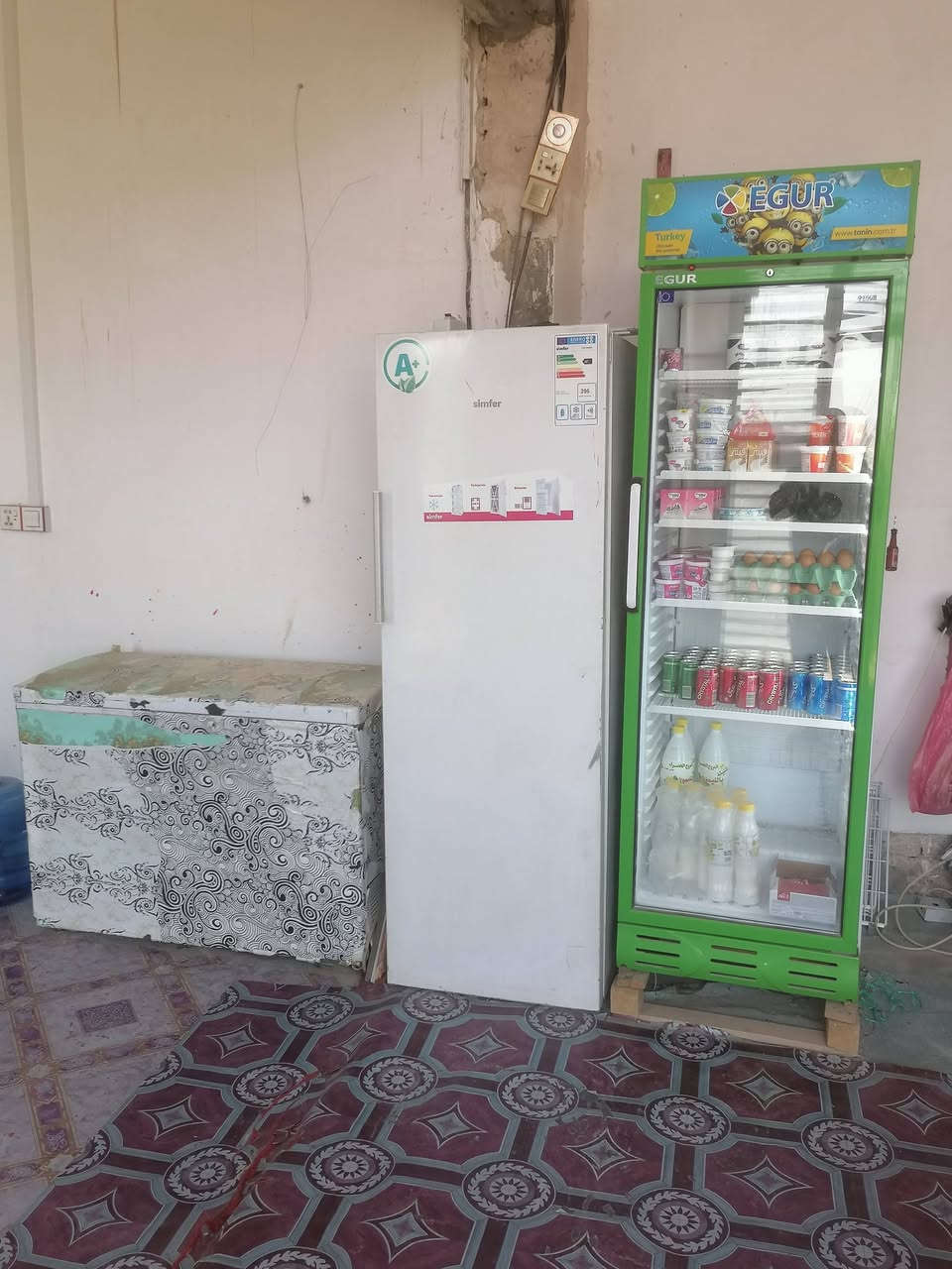 سلام عليكم البيع رفوف حديد +رفوف انديع تسكام العدد ٢طول ثنين ونص عرض ٨٥ م عرض رف اواح ٢٥م  برادات عدد ٢وحد شغال مابي شي وثاني ماطورمحترك +مجمده مستعمله نص عمر رجاءن الي موشراي الايكسربرزق الناس مستعجل علبعه والله عندي بناء اليحب يشتري كلهن انشاءالله ماقصر وياه اواليحب شتري حاجه وحده اونصهن هم نشاء الله ماقصروياه وهاذه رقمي *********** الاتراسلني على الخاص مامتواجد
