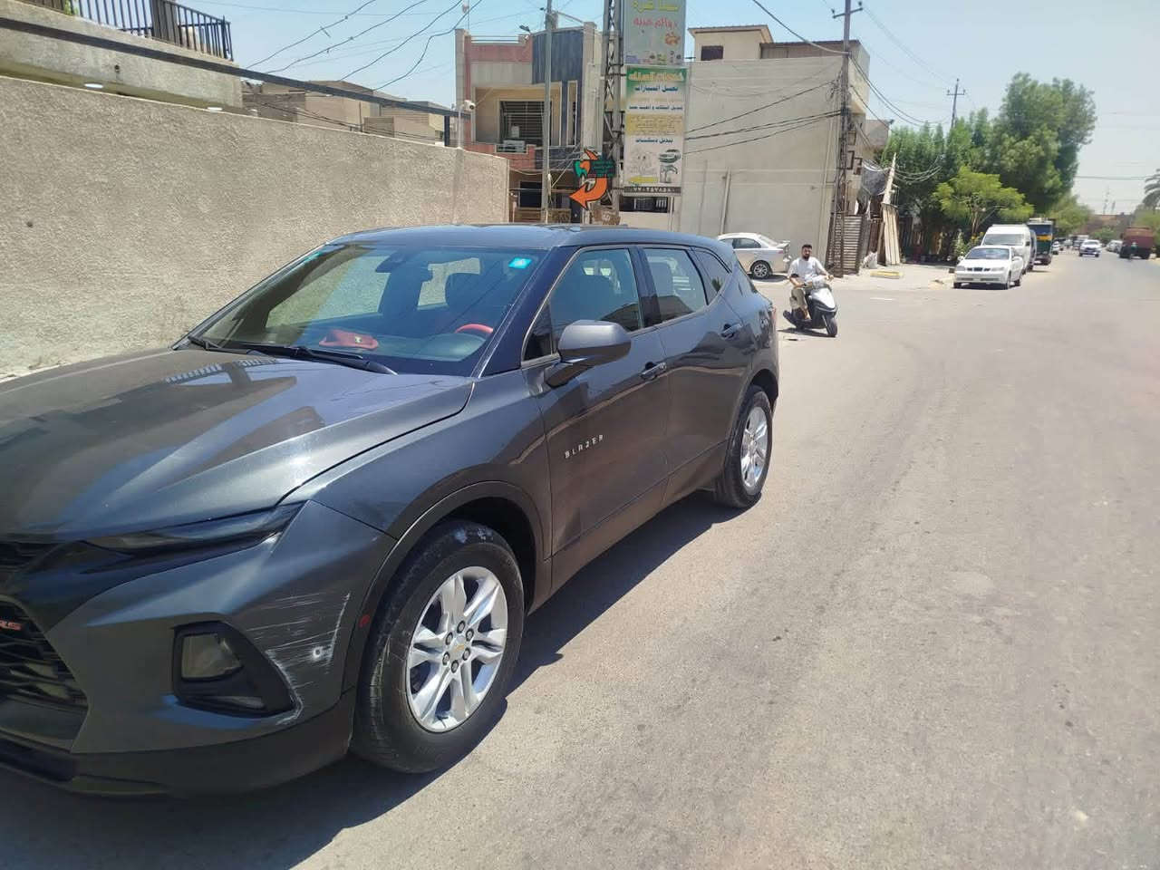 شوفرليت بلايزر 2LT موديل 2020
رقم بغداد باسمي سنويه لغاية 2028
ماشيه 83 mi
بصمه اربع ابواب وتشغيل 
كامرا وشاشه بلاديه 
كشن كهرباء 
تحكم ستيرن 
هند بريك بصمه 
تبريد امامي خلفي 
منافذ شحن امامي خلفي 
محرك 3600 / 3 انظمة قيادة 
تخم تاير جديد 
كشنات جلد 
ضرر السياره / بنيد وجاملغ مبدل 
دعاميه RS 
ضرر خلفي مصلح 
صور الحادث مرفقه بالمنشور 
مكان السياره بغداد الدوره 
معروضه ب162  وبيها مجال 
للاستفسار ***********
