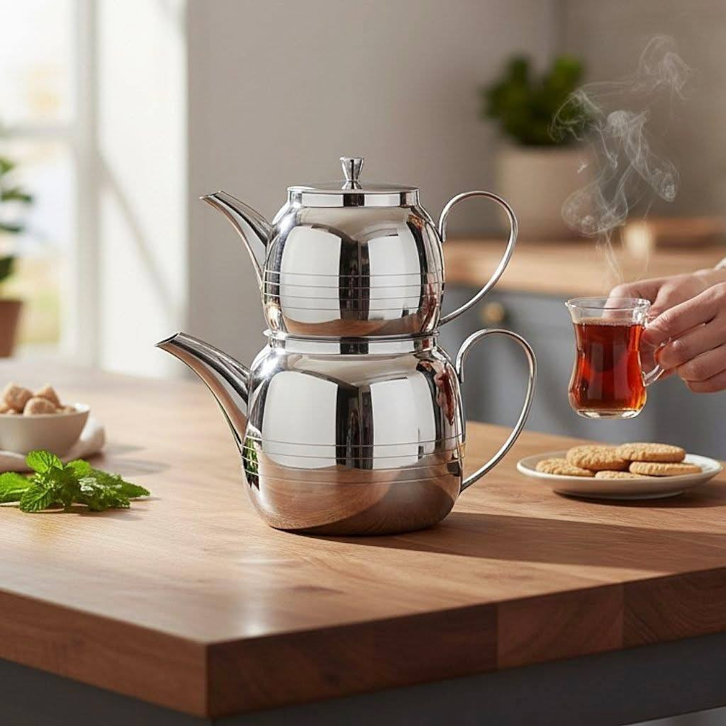 🌟 طقم إبريق شاي مزدوج من كوركماز! 🍵

- مصنوع من الستانلس ستيل عالي الجودة 18/10 المقاوم للصدأ 💪
- سطح خارجي مصقول ولامع 🔥
- سعة 1.5 لتر للإبريق العلوي و 2.0 لتر للإبريق السفلي 📦
- يمكن غسله في غسالة الصحون 🤖
- تصميم أنيق ومثالي للاستخدام اليومي 😍

السعر مع التوصيل 37,000 دينار! 🇮🇶

#طقم_شاي #كوركماز #أدوات_مطبخ #العراق #بغداد #تسوق_اونلاين #ضيافة


**إذا كنت صاحب هذا الإعلان وتريد حذفه لأي سبب، رجاءا أرسل رسالة إلى الدعم الفني**